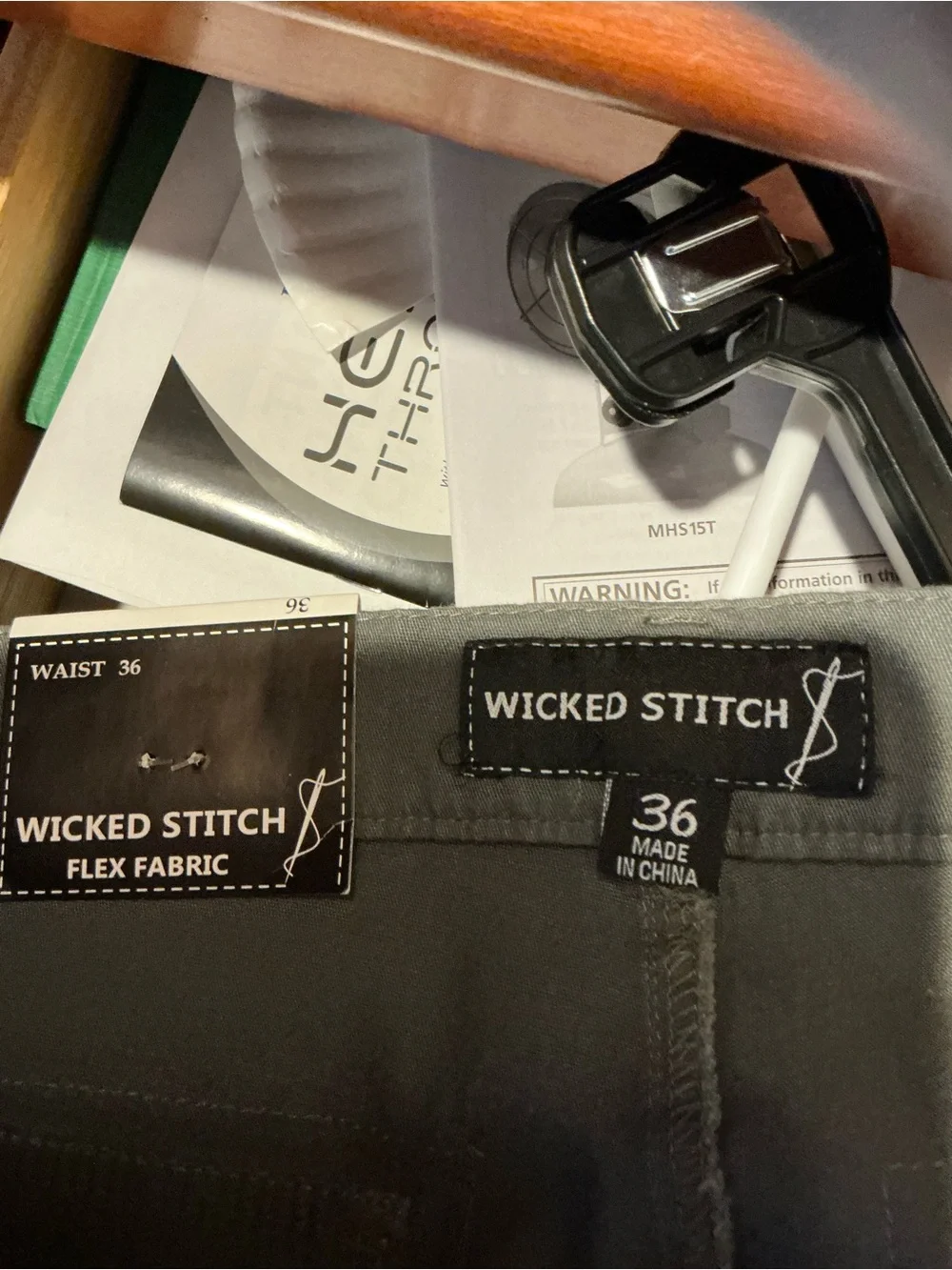 Wicked Stitch Men’s Gray Cargo Shorts Size 36 NWT